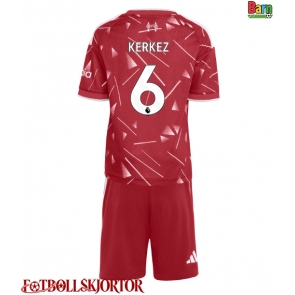 Liverpool Milos Kerkez #6 Hemmakläder Barn 2026-27 Kortärmad (+ Korta byxor)
